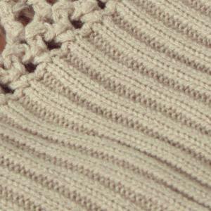 Women Cutout Handmade Crochet Batwing Sleeve Loose..