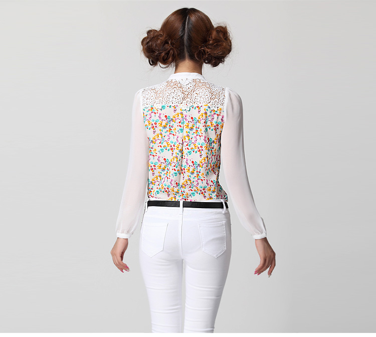 Solid Color Chiffon Long Sleeve Cardigan main image 1